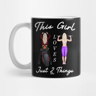 This Girl Loves Just Two Things Mug